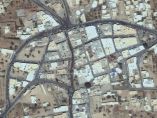Město Midoun z Google Earth.