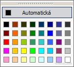 Změna palety barev v MS Excel